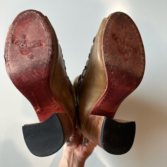 Freebird Eagle Brown Open Toe Ankle Boot size 7 - Picture 16 of 16